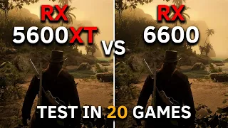 RX 5600 XT vs RX 6600 | Test In 20 Games at 1080p | 2023