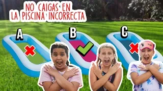 No CAIGAS en la PISCINA misteriosa INCORRECTA- Reto extremo de Mimi Land