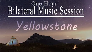 Yellowstone 🎧 Elk, Campfire Sound with Calm Bilateral Music for Anxiety, PTSD, Stress, Deep Sleep