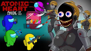 어몽어스 & ATOMIC HEART | New Among Us COLLECTION | KDC Toons AMONG US ANIMATION