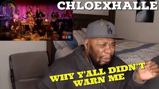 THEIR VOICES SHOULD BE ILLEGAL!!! @chloexhalle: Tiny Desk (Home) Concert REACTION!!!!