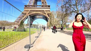 Paris France - Paris 2024 - HDR Walking tour in Paris - 4K HDR 60 fps