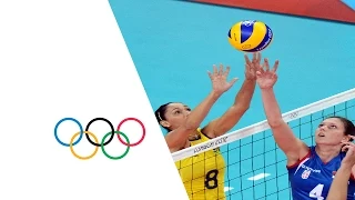 Volleyball Women's Preliminary - Pool B Brazil v Serbia Highlights | London 2012 Olympics