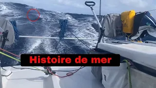 IL CHUTE A LA MER  PENDANT LA TRANSQUADRA : Histoires de mer # 24