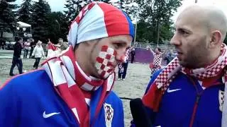 EURO 2012: Croatia v Italy from Poznan, Poland