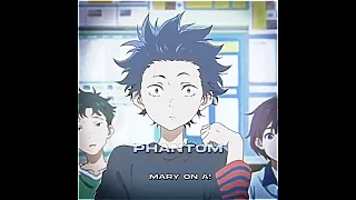 A silent voice - nishimiya and ishida | mary on a cross #shorts