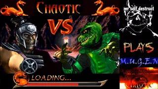 mr self destruct plays: Mortal Kombat Chaotic (MUGEN)