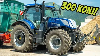 Presentation of tractor New Holland T7.300 + performance (ENG Subs)