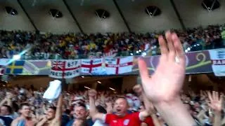 England fans after final whistle in Kiev