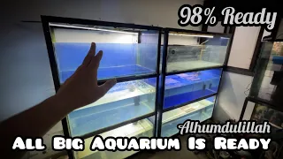 New Aquarium Setup Alhumdulillah 99% Work Done - Imran's World #AquariumSetup