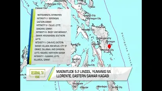 Regional TV News: Niyanig ng Magnitude 5.2