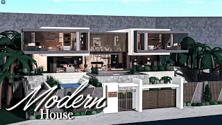 Bloxburg MODERN HOUSE (No Large Plot)  | Welcome to Bloxburg House Build | TOCA blox