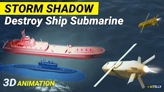 Storm Shadow Crusie Missiles Destroyed Sea Landing Ship and Kilo Class Submarine #3d
