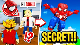 I Got ADOPTED by SPIDERMAN in Roblox BROOKHAVEN RP!!