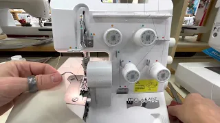 How To Do A Rolled Hem On A Juki MO654