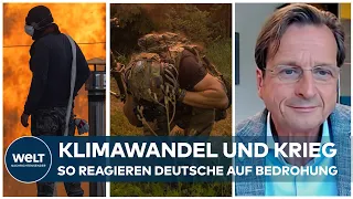 KRIEG UND KLIMAWANDEL: Wie reagieren die Deutschen auf Bedrohung? Eine Studie zeigt klares Ergebnis