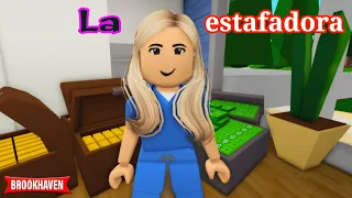 LA ESTAFADORA | Roblox Brookhaven rp | Mini Pelicula - Historia de Roblox