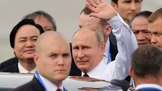 Những hình ảnh hiếm hoi khi Tổng thống PUTIN VỪA ĐẾN ĐÀ NẴNG DỰ APEC