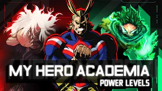 My Hero Academia - POWER LEVELS [60FPS] [SPOILERS]