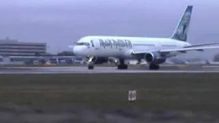 Iron Maiden B757 at Manchester