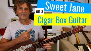 Sweet Jane by The Velvet Underground 3 string cigar box guitar lesson