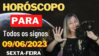 Horóscopo de hoje 09/06/23, SEXTA- FEIRA para TODOS os SIGNOS #amor #saude #dinheiro! Por Zuri!