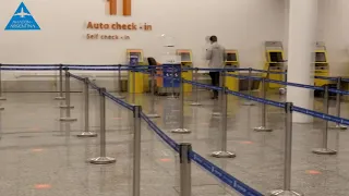 Aeropuerto Ezeiza. Recorrida por Terminal C protocolos por pandemia