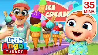 Dondurma Dükkanı Ve Rengarenk Lezzetler | Eğlenceli, Öğretici Çocuk Şarkıları | Little Angel Türkçe
