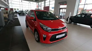 Kia Picanto 2022 [1.2 MPI 84KM 5MT] wersja L | kolor Shiny Red | Prezentacja PL | 4K