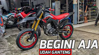 Review Honda Crf 150l Supermoto || Baru Turun Dari Dealer Langsung Modif di ghoib garage