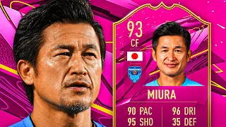 KING KAZU! 👑 93 FUTTIES MIURA PLAYER REVIEW! - FIFA 21 Ultimate Team