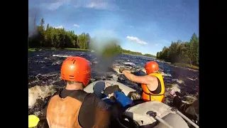 Сплав по реке Кереть, август 2015 год. Большая вода.