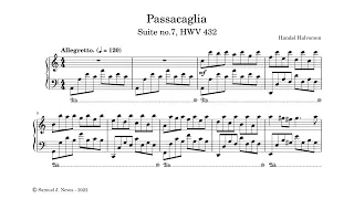 Handel Halvorsen - Passacaglia, Suite no.7 HWV 432 | Samuel J. Neves