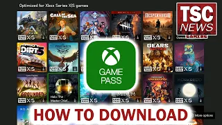 How to Download Xbox Game Pass Games on Xbox Series X | S