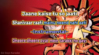 Shanivaar Raati | Duet KARAOKE | Main Tera Hero (2014)