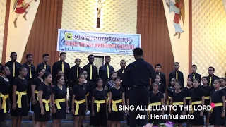 SING ALLELUIA TO THE LORD, Henri Yulianto - Crescendo Youth Choir Jayapura