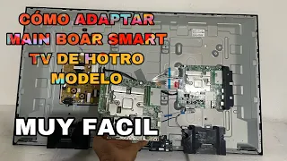 CÓMO ADAPTAR TARJETA SMART TV DE HOTRO MODELO MUY FÁCIL Y SENSILLO SOLUCIÓN MIRA LA CAUSA