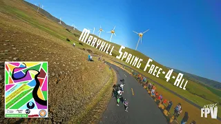 Downhill Longboard | 2022 Spring Free-4-All and Tour de Maryhill | FPV Chase