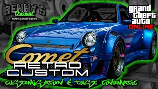 Pfister COMET RETRO Custom (Porsche 🇩🇪 930/964) Customisation & Test Cinematic GTA Online