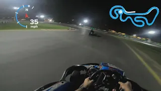 Chasing down a really good driver at 2F2F Karting Club - Lahore, Pakistan