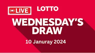 The National Lottery Lotto draw live results form Wednesday tonight 10 January 2024