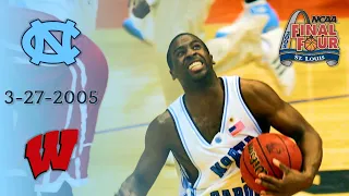 UNC Basketball: #1 North Carolina vs #6 Wisconsin | Elite Eight | 3-27-2005 | Full Game