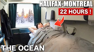 🇨🇦Riding the Canada's Most Modern Overnight Sleeper Train || The Ocean (Halifax→Montreal)