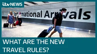 New travel rules: Amber list scrapped and changes to Covid tests in major shake up | ITV News