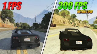 ASI ES GTA 5 EN UNA PC DE BAJOS RECURSOS EN 2023 ¿Es JUGABLE?