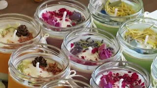 DIY VELAS SOSTENIBLES - Cómo hago VELAS DE CERA DE SOJA  aromatizadas