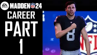 Madden NFL 24 - Career - Gameplay Walkthrough - Part 1 - "Combine. Draft, NFL Debut"