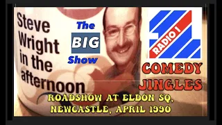 GEORDIES JOIN IN with STEVE WRIGHT on BBC Radio One's Roadshow Apr 90