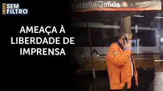 Flagrado em churrascaria, Paulo Pimenta intimida repórter da Revista Oeste