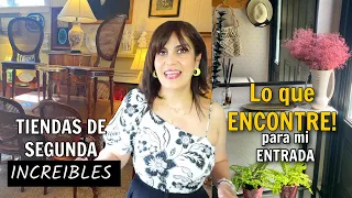 VAMOS de COMPRA A LAS TIENDAS DE SEGUNDA✨Increíble LO QUE PUEDES ENCONTRAR☆con eso CAMBIÉ MI ENTRADA